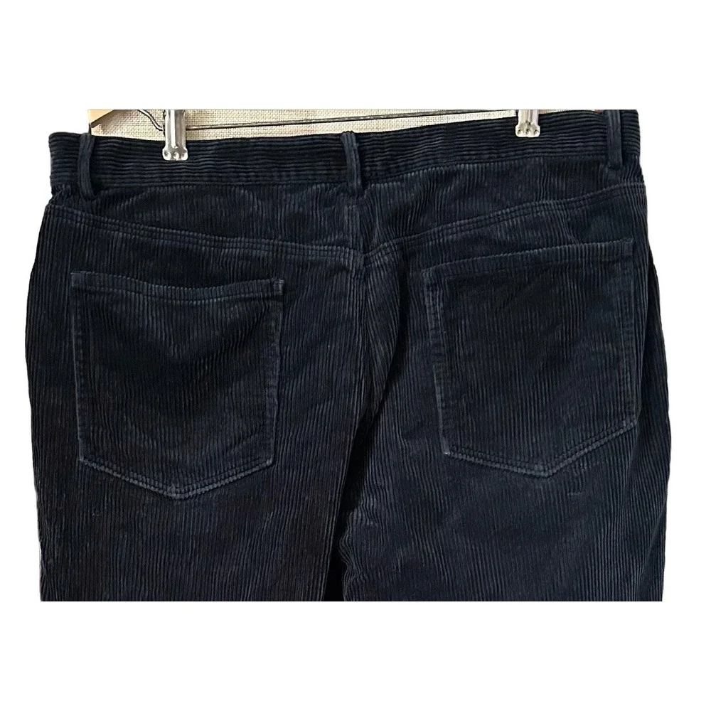 DKNY Mens Corduroy Trousers Pants 36W 29L Mens‎ Straight Leg Navy Blue